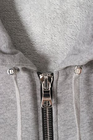 画像3: 【 30%OFF セール｜140,800円→98,560円】 BALMAIN バルマン BH1 C&S ZIP-HD EMB-LOGO ON SLV{-BJA}【セットアップ対応商品】