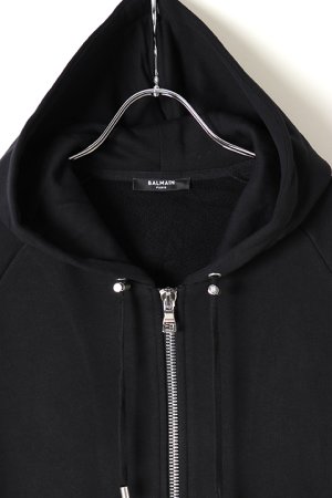 画像2: 【周年記念 24%OFF ｜140,800円→107,008円】 BALMAIN バルマン ZIP-HD EMB-LOGO ON SLV{-BJA}