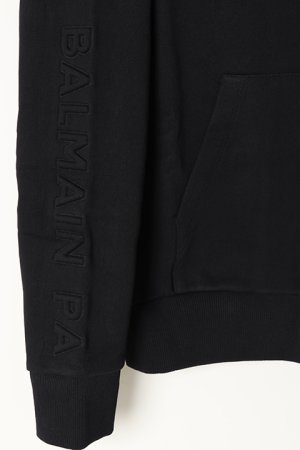 画像4: 【周年記念 24%OFF ｜140,800円→107,008円】 BALMAIN バルマン ZIP-HD EMB-LOGO ON SLV{-BJA}
