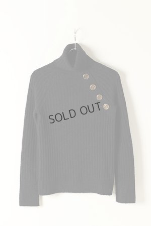 画像1: {SOLD}BALMAIN バルマン BF2 KNIT H-NECK BUTTON{-BJA}