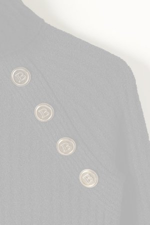 画像3:   BALMAIN バルマン BF2 KNIT H-NECK BUTTON{-BJA}