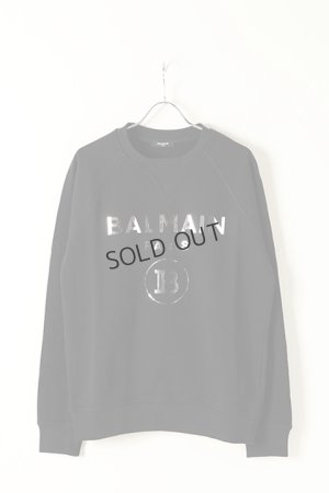 画像1: {SOLD}BALMAIN バルマン C&S FOIL SWEAT{-BJA}