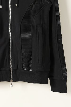 画像4: BALMAIN バルマン BH2 C&S ZIP-HOODIE PIN-TUCK{-BJA}