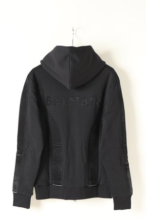 画像5: BALMAIN バルマン BH2 C&S ZIP-HOODIE PIN-TUCK{-BJA}