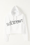 {SOLD}BALMAIN バルマン C&S CROPPED FLOCKED LOGO{-BJA}