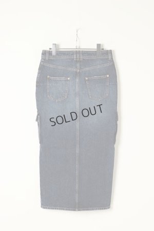 画像5: {SOLD}BALMAIN バルマン BF2 SKIRT DENIM H-WAIST LONG{-BJA}