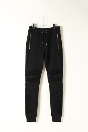 画像1: BALMAIN バルマン BH2 PANTS SWEAT 3D PIN-TUCK{-BJA}