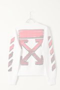  Off-white オフホワイト MAKER SLIM CREWNECK{0MBA025R21FLE004-WT-BAS}