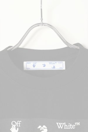画像2:   Off-white オフホワイト CARAVAGGIO S/S OVERSIZED T-SHIRT{0MAA027R21JER004-BK-BAS}