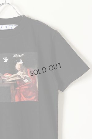 画像3: {SOLD}Off-white オフホワイト CARAVAGGIO S/S OVERSIZED T-SHIRT{0MAA027R21JER004-BK-BAS}