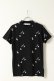 画像1: 【 30%OFF セール｜47,300円→33,110円】 Off-white オフホワイト OW ALLOVER S/S SLIM TEE{0MAA027R21JER012-BK-BAS} (1)