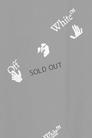 画像4: {SOLD}Off-white オフホワイト OW ALLOVER S/S SLIM TEE{0MAA027R21JER012-BK-BAS}