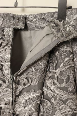 画像3: 【 40%OFF セール61,600円→36,960円】 ダブスタ ダブルスタンダードクロージング｜DOUBLE STANDARD CLOTHING ペイズリー刺繍チュールスカート{-BCA}