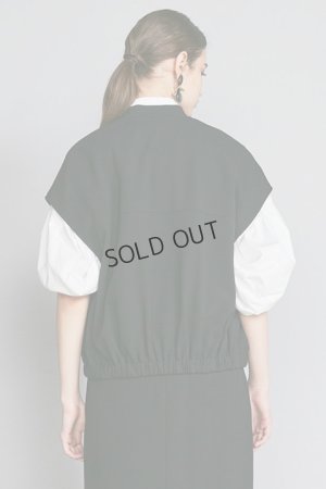 画像3: {SOLD}ダブスタ ダブルスタンダードクロージング｜DOUBLE STANDARD CLOTHING ニットジョーゼットダブルベストブルゾン{-BCA}