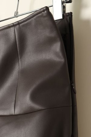 画像6: 【 40%OFF セール27,500円→16,500円】 DOUBLE STANDARD CLOTHING ダブルスタンダードクロージング フェイクレザーキュロットスカート{-BBA}