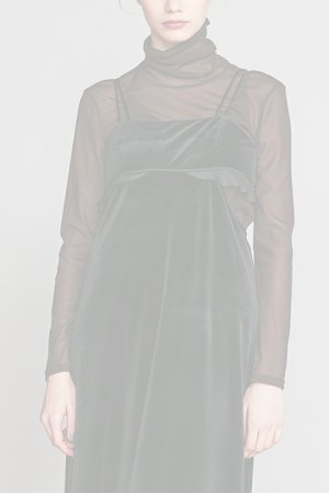 画像1:  {SOLD} ダブスタ ダブルスタンダードクロージング｜DOUBLE STANDARD CLOTHING Sov. / ハイネックチュールスキントップス{-BCA}