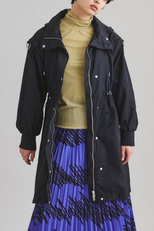 画像4: 【 40%OFF セール64,900円→38,940円】 グレースコンチネンタル｜GRACE CONTINENTAL ダイアグラム DIAGRAM フーテッドマルチWAYコート{-BBA}