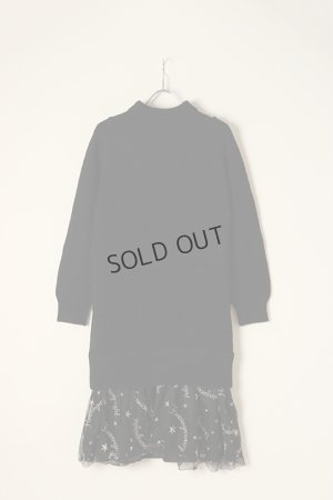 画像5: {SOLD}グレースコンチネンタル｜GRACE CONTINENTAL ダイアグラム DIAGRAM スターチュールニットワンピース{-BBA}
