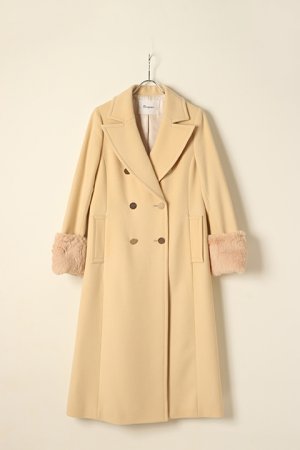 画像12: 【 40%OFF セール90,200円→54,120円】 グレースコンチネンタル｜GRACE CONTINENTAL ダイアグラム DIAGRAM ビーバーウールロングコート{-BBA}