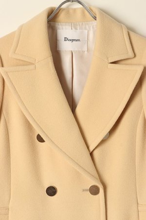 画像13: 【 40%OFF セール90,200円→54,120円】 グレースコンチネンタル｜GRACE CONTINENTAL ダイアグラム DIAGRAM ビーバーウールロングコート{-BBA}