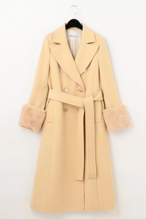 画像9: 【 40%OFF セール90,200円→54,120円】 グレースコンチネンタル｜GRACE CONTINENTAL ダイアグラム DIAGRAM ビーバーウールロングコート{-BBA}