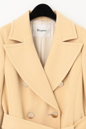 画像10: 【 40%OFF セール90,200円→54,120円】 グレースコンチネンタル｜GRACE CONTINENTAL ダイアグラム DIAGRAM ビーバーウールロングコート{-BBA}