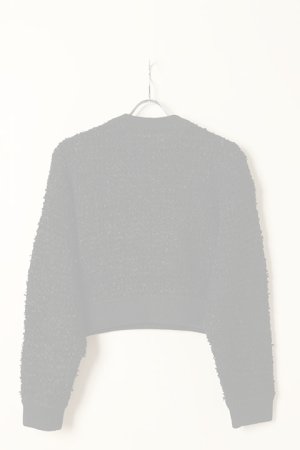 画像10:  {SOLD} グレースコンチネンタル｜GRACE CONTINENTAL ダイアグラム DIAGRAM テープヤーンニットトップ{-BCS}