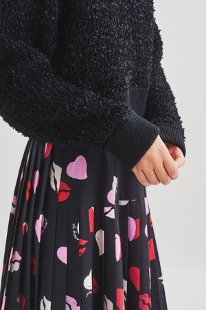 画像3: 【 40%OFF セール27,500円→16,500円】 グレースコンチネンタル｜GRACE CONTINENTAL ダイアグラム DIAGRAM テープヤーンニットトップ{-BCS}