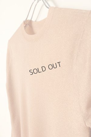 画像4: {SOLD}グレースコンチネンタル｜GRACE CONTINENTAL ダイアグラム DIAGRAM  ラメシアーリブニットトップ {-BCA}