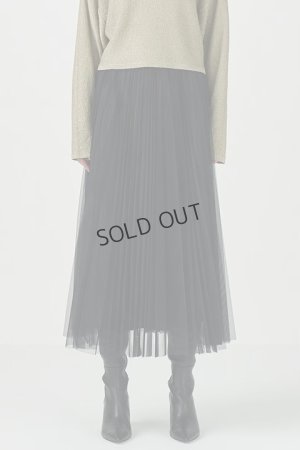 画像1: {SOLD}グレースコンチネンタル｜GRACE CONTINENTAL ダイアグラム DIAGRAM  ラメプリーツスカート{-BDA}