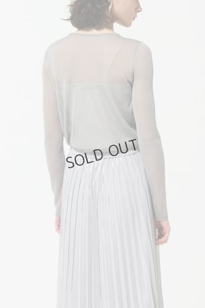 画像2: {SOLD}グレースコンチネンタル｜GRACE CONTINENTAL ダイアグラム DIAGRAM  シアークルーニットトップ {-BDA}