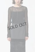 {SOLD}グレースコンチネンタル｜GRACE CONTINENTAL ダイアグラム DIAGRAM  シアークルーニットトップ {-BDA}