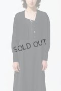 {SOLD}グレースコンチネンタル｜GRACE CONTINENTAL ダイアグラム DIAGRAM  シアーカノコニットカーディガン{-BDA}