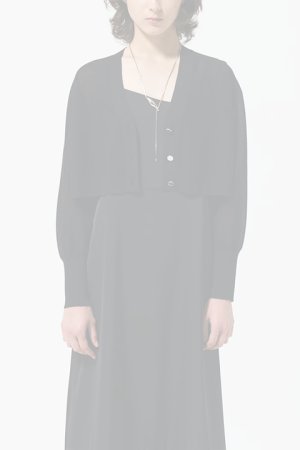 画像1:  {SOLD} グレースコンチネンタル｜GRACE CONTINENTAL ダイアグラム DIAGRAM  シアーカノコニットカーディガン{-BDA}