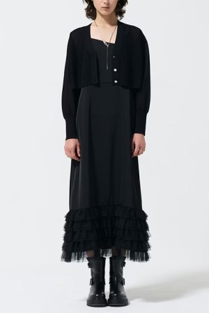 画像4: 【 40%OFF セール31,900円→19,140円】 グレースコンチネンタル｜GRACE CONTINENTAL ダイアグラム DIAGRAM  シアーカノコニットカーディガン{-BDA}