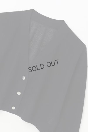 画像8: {SOLD}グレースコンチネンタル｜GRACE CONTINENTAL ダイアグラム DIAGRAM  シアーカノコニットカーディガン{-BDA}