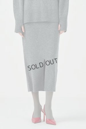 画像1: {SOLD}グレースコンチネンタル｜GRACE CONTINENTAL ダイアグラム DIAGRAM  クーマラムニットスカート{-BDA}