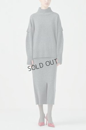 画像4: {SOLD}グレースコンチネンタル｜GRACE CONTINENTAL ダイアグラム DIAGRAM  クーマラムニットスカート{-BDA}