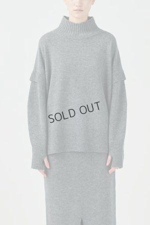 画像1: {SOLD}グレースコンチネンタル｜GRACE CONTINENTAL ダイアグラム DIAGRAM  クーマラムニットトップ{-BDA}