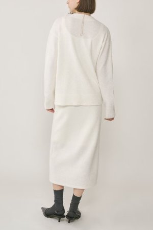 画像6: 【 40%OFF セール28,600円→17,160円】 グレースコンチネンタル｜GRACE CONTINENTAL ダイアグラム DIAGRAM  フィルムヤーンニットスカート{-BES}