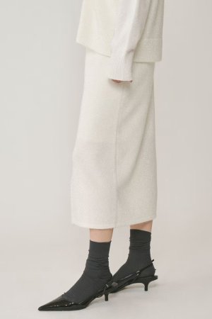 画像7: 【 40%OFF セール28,600円→17,160円】 グレースコンチネンタル｜GRACE CONTINENTAL ダイアグラム DIAGRAM  フィルムヤーンニットスカート{-BES}