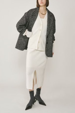 画像9: 【 40%OFF セール28,600円→17,160円】 グレースコンチネンタル｜GRACE CONTINENTAL ダイアグラム DIAGRAM  フィルムヤーンニットスカート{-BES}