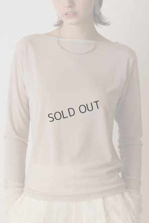 画像1: グレースコンチネンタル｜GRACE CONTINENTAL ダイアグラム DIAGRAM  シアーアセテートカットトップ{-BES}