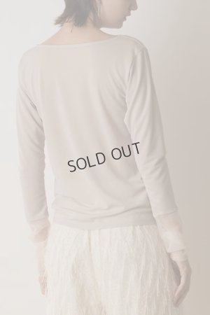 画像5: グレースコンチネンタル｜GRACE CONTINENTAL ダイアグラム DIAGRAM  シアーアセテートカットトップ{-BES}