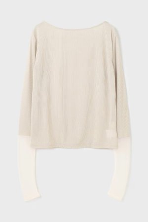 画像9: 【 40%OFF セール15,400円→9,240円】 グレースコンチネンタル｜GRACE CONTINENTAL ダイアグラム DIAGRAM  シアーアセテートカットトップ{-BES}