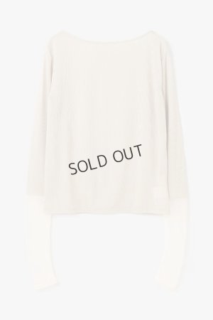 画像9: グレースコンチネンタル｜GRACE CONTINENTAL ダイアグラム DIAGRAM  シアーアセテートカットトップ{-BES}