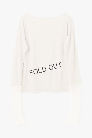 画像10: グレースコンチネンタル｜GRACE CONTINENTAL ダイアグラム DIAGRAM  シアーアセテートカットトップ{-BES}