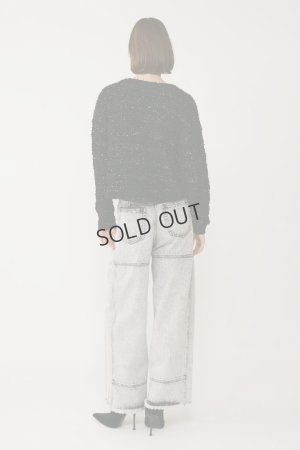 画像3: {SOLD}グレースコンチネンタル｜GRACE CONTINENTAL ダイアグラム DIAGRAM  ツイードニットzipカーディガン{-BES}