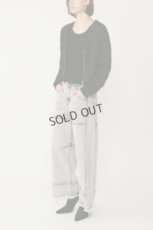 画像5: {SOLD}グレースコンチネンタル｜GRACE CONTINENTAL ダイアグラム DIAGRAM  ツイードニットzipカーディガン{-BES}