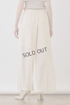 画像7: {SOLD}グレースコンチネンタル｜GRACE CONTINENTAL ダイアグラム DIAGRAM  ソフトファイユパンツ{-BES}